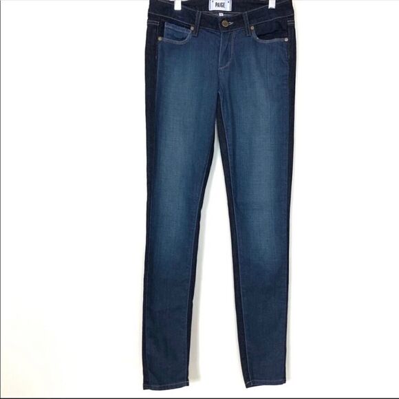 Paige Color Block Emily Skinny Jeans - Picture 1 of 7